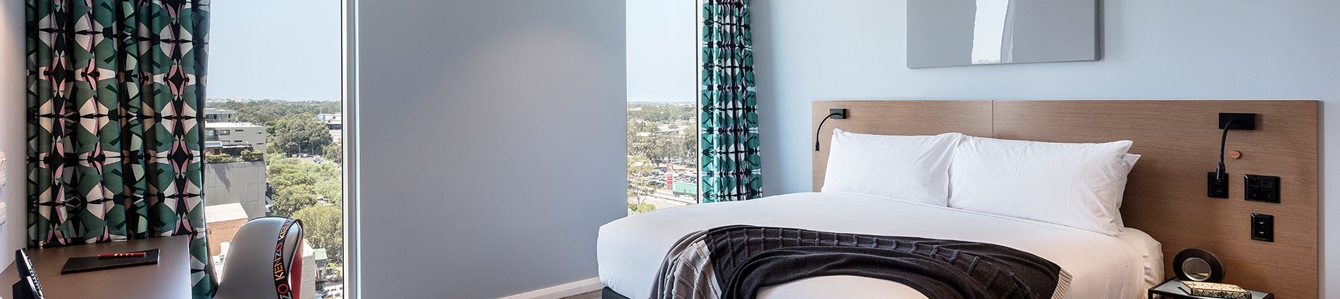 Chambres de l'hôtel Citadines Connect Sydney Airport