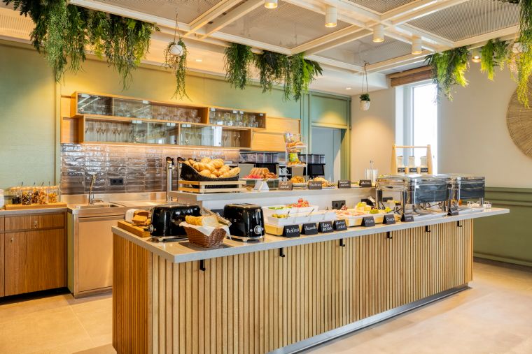 Kontinentales Frühstücksbuffet, 7 Tage die Woche serviert