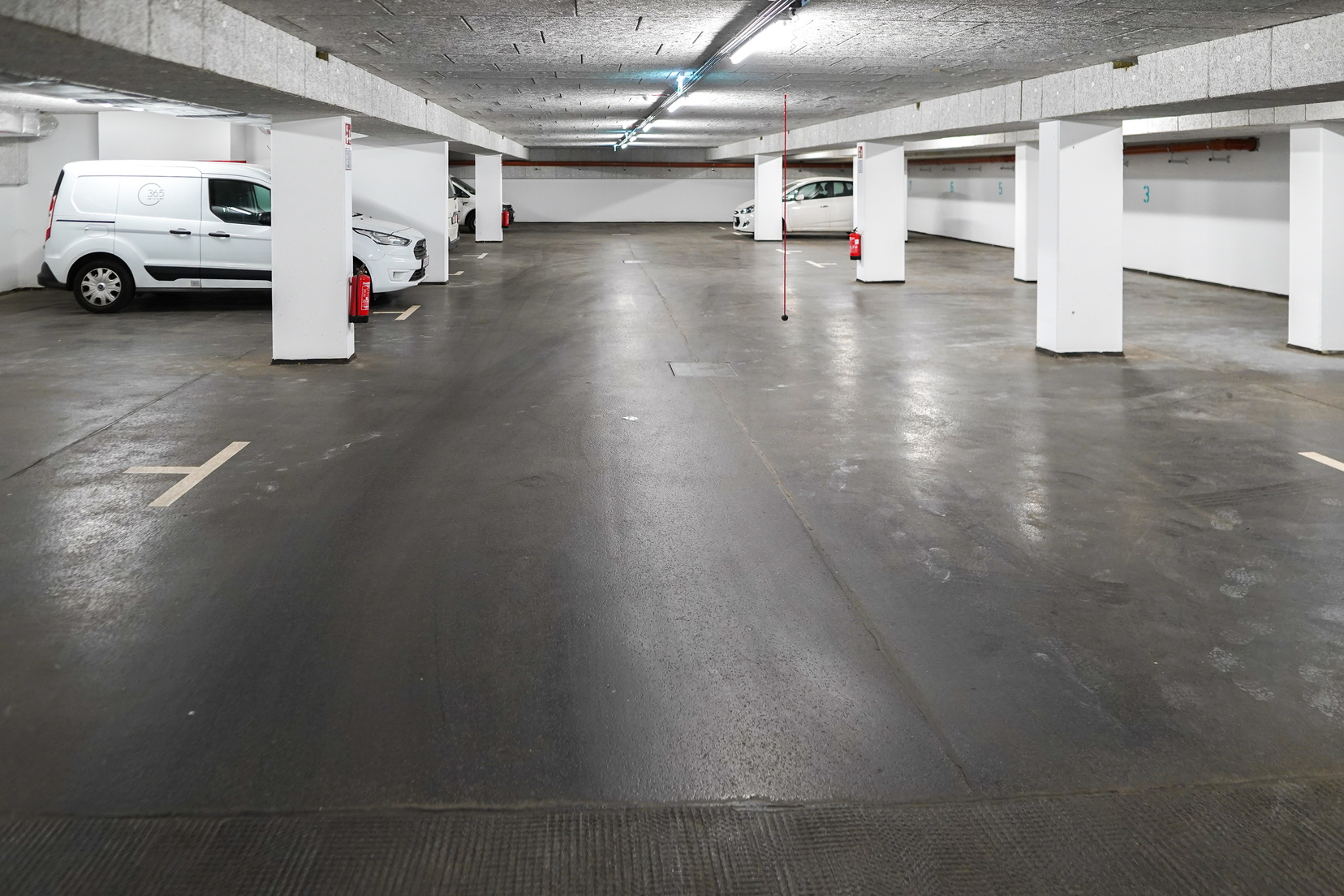 Privatparkplatz unseres Wohnen auf Zeit in Wien