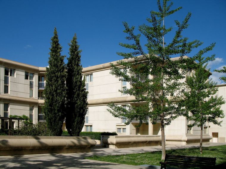 Fassade unseres Wohnen auf Zeit in Montpellier