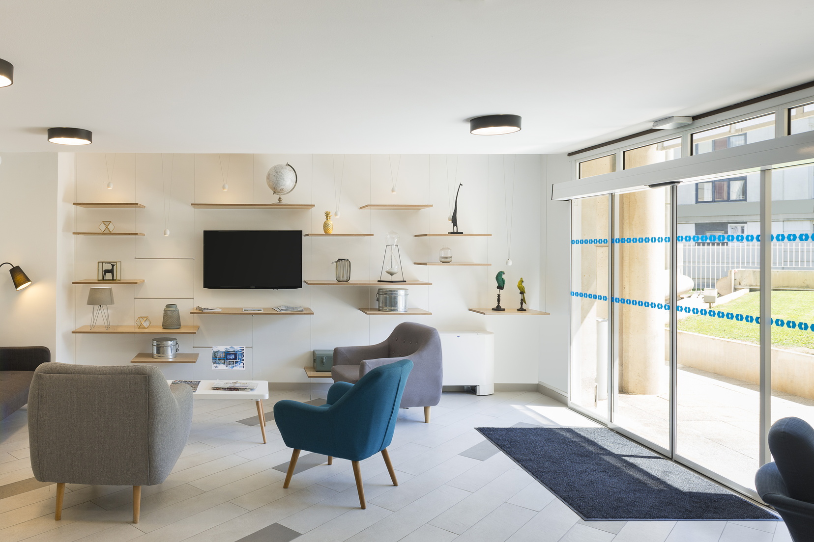 Loungebereich unseres Wohnen auf Zeit in Montpellier