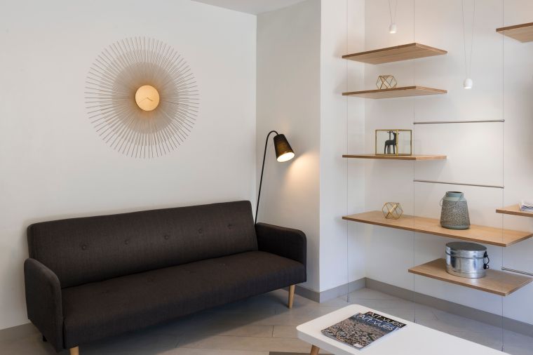 Loungebereich unseres Wohnen auf Zeit in Montpellier