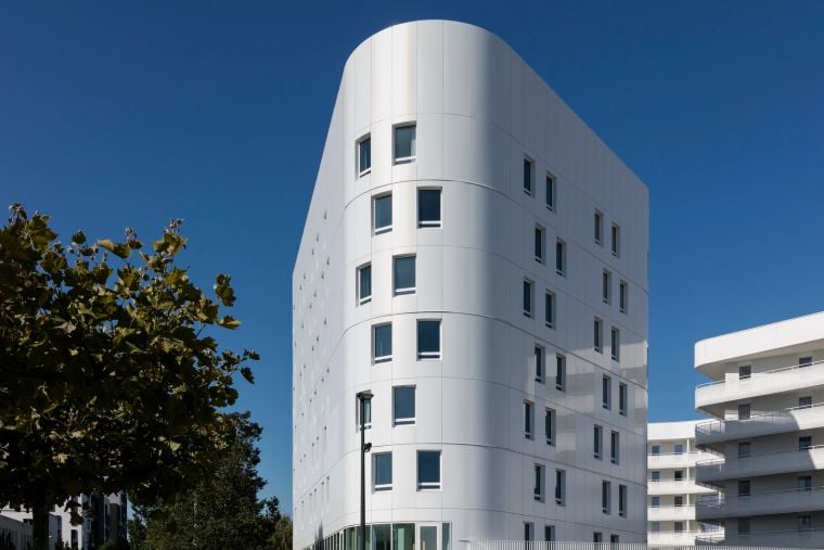 Fassade unseres Wohnen auf Zeit in Nantes