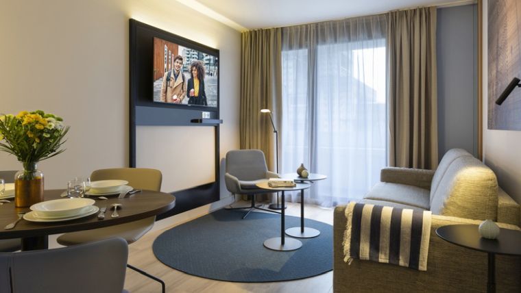 Deluxe-Apartment mit 1 Schlafzimmer und Balkon