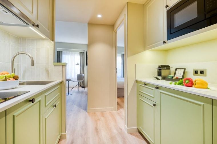 One Bedroom Apartment | Kitchen | Citadines Les Halles Paris