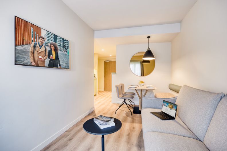 One Bedroom Apartment | living room | Citadines Les Halles Paris