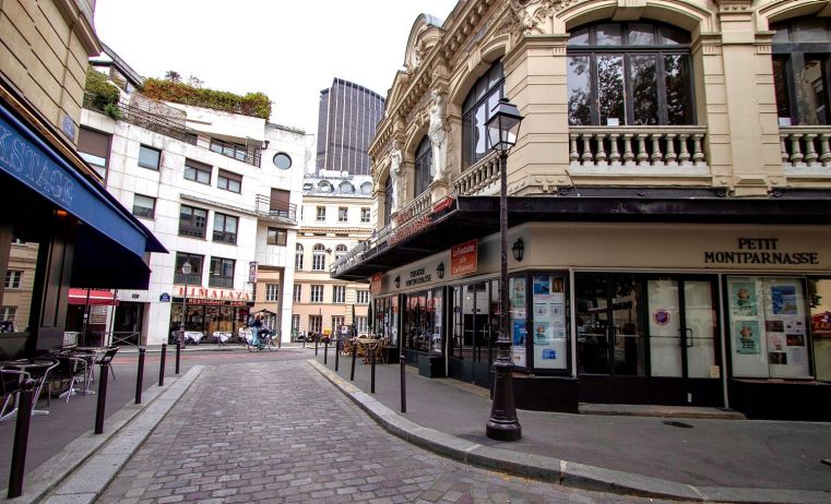 Das Theater Petit Montparnasse, Bars und Restaurants in der Nähe unseres Wohnen auf Zeit in Paris 14