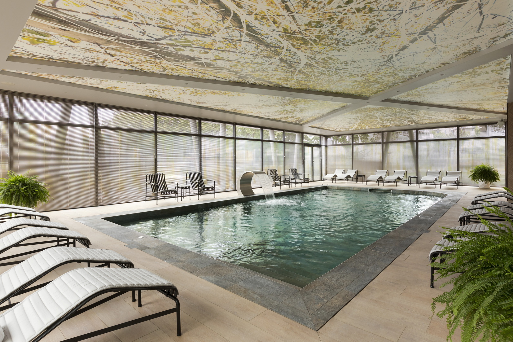 Indoor swimming pool of our apart hotel in Strasbourg