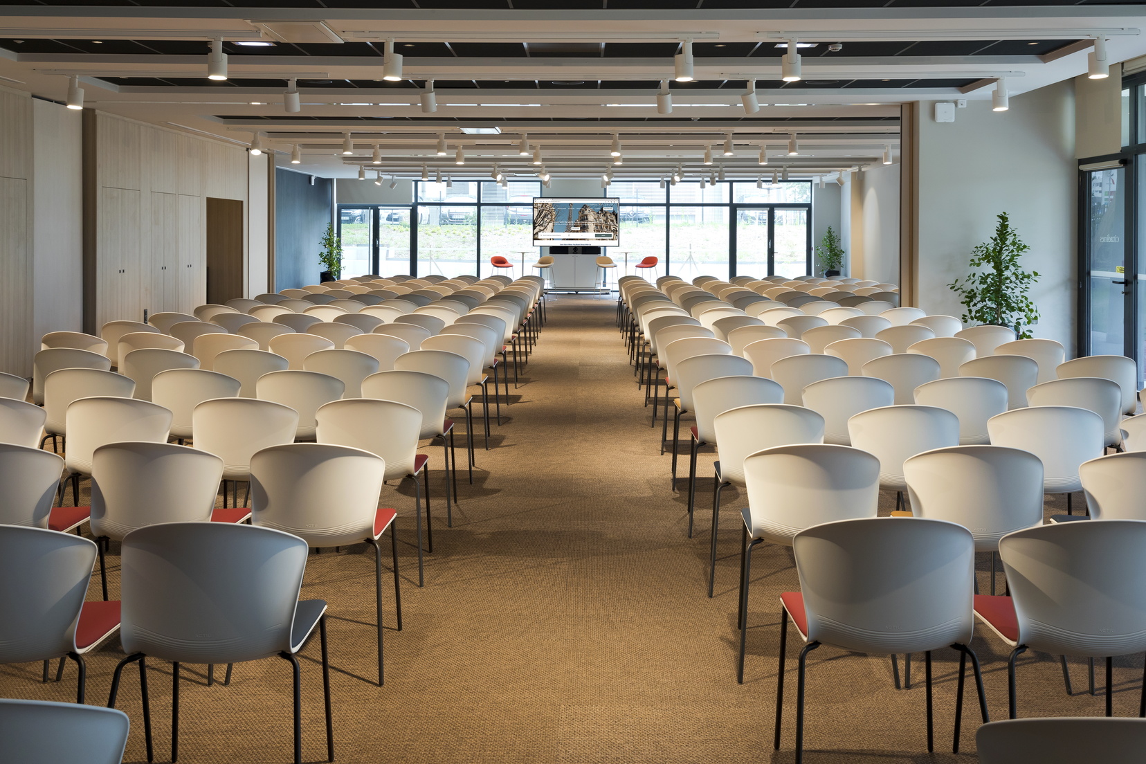 Meeting room in theatre configuration of our apart hotel in Strasbourg