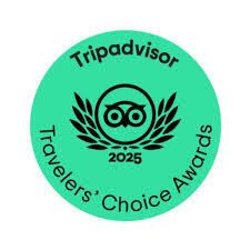 <strong>TripAdvisor - Travelers Choice Award 2025</strong></br>TripAdvisor Travelers Choice Award is given to the hotel in the top 10% worldwide. The vote is done based on travelers reviews.