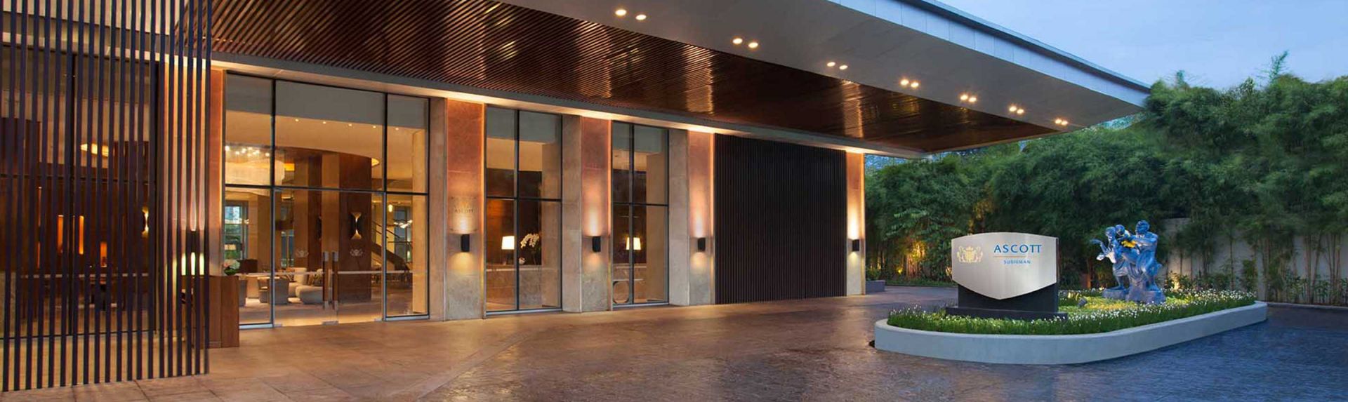 배너 위치 Ascott Sudirman Jakarta