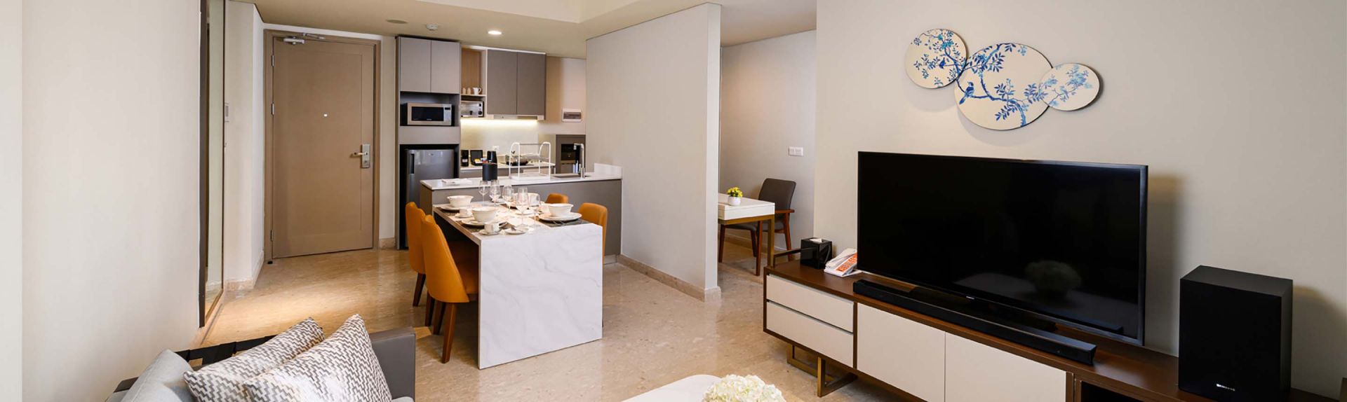Oakwood PIK Jakarta Two Bedroom Premier Apartment Banner Desktop