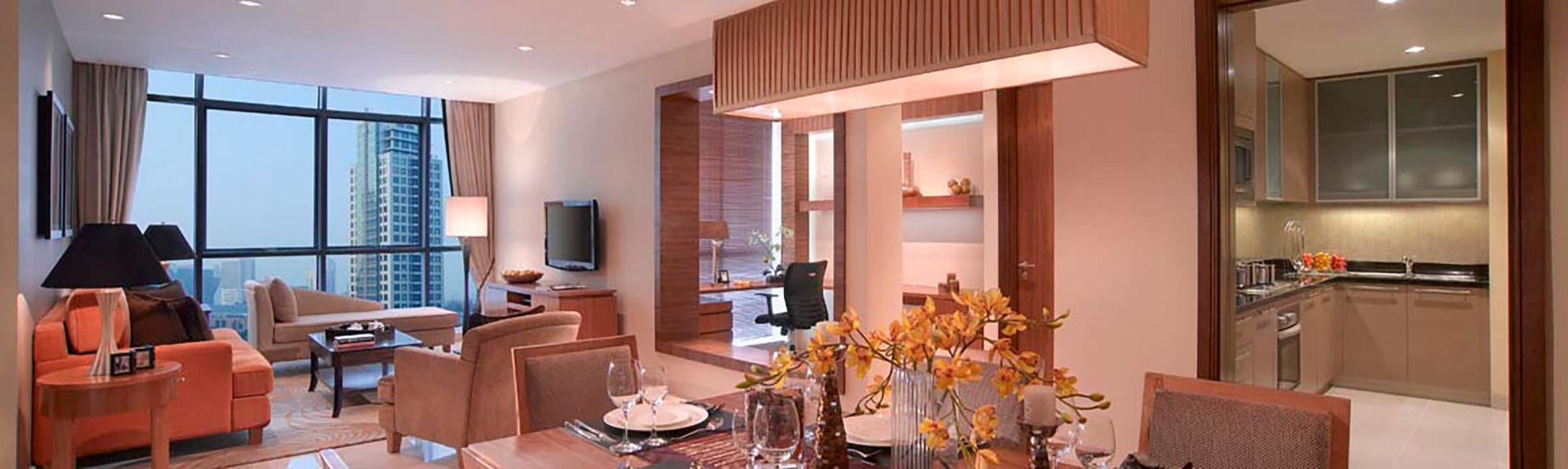 Oakwood Premier Cozmo Jakarta Three Bedroom Deluxe Apartment Banner Desktop