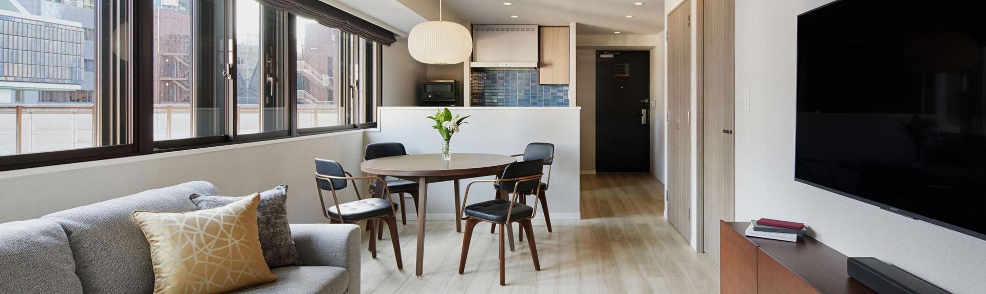 Oakwood Hotel Apartments Azabu Tokyo One Bedroom Corner Suite Banner Desktop