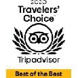 <strong>2020 Tripadvisor Traveler’s Choice – Best of the Best</strong></br>