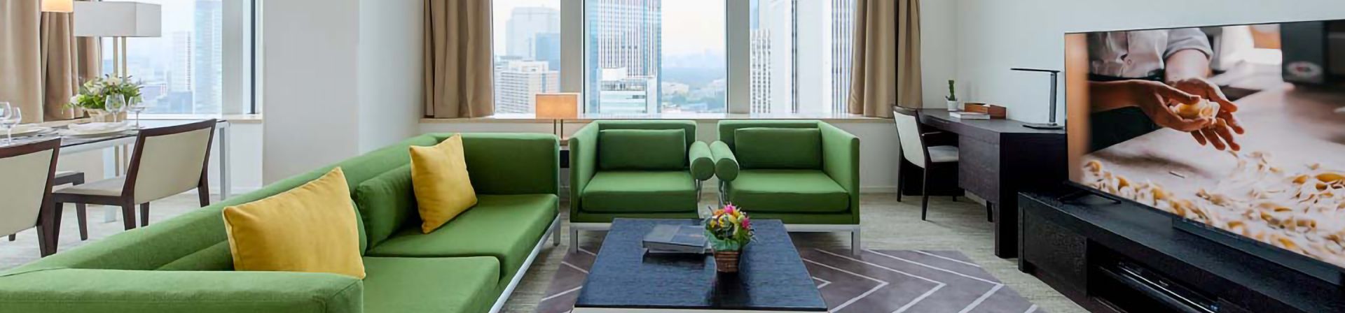 Oakwood Residence Roppongi T Cube Tokyo Three Bedroom Executive Apartment Banner Desktop