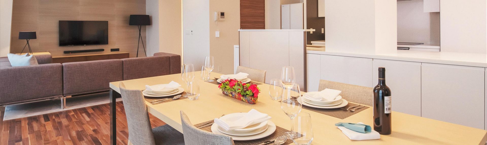 Oakwood Residence Roppongi T Cube Tokyo Two Bedroom Sky Suite Banner Desktop