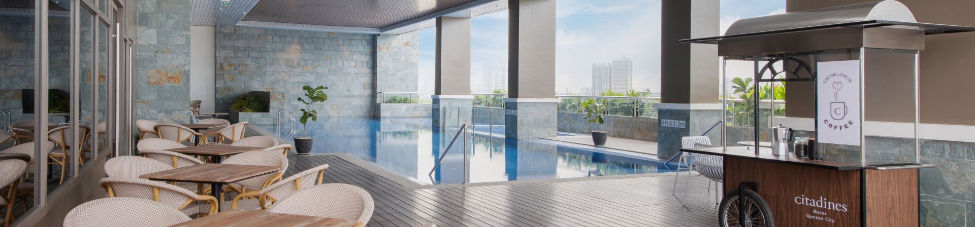 Citadines roces quezon city pool