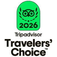 <strong>Travellers' Choice Award 2026</strong></br>Recognized with the Tripadvisor Travelers’ Choice 2026 award, celebrating the property’s consistently positive guest reviews and excellent hospitality experience.
