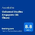 <strong>Booking.com Traveller Review Awards 2022</strong></br>To win the Traveller Review Awards 2022, on 1 December 2021 you need to have had an average review score between 8 and 10 with at least three reviews left by Booking.com travellers. Review score for the Traveller Review Awards 2022 is based on the average score of all your guest reviews published on our website and app between 1 December 2018 and 30 November 2021.