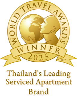 <strong>Thailand's Leading Serviced Apartment Brand 2025</strong></br><div>This certifies that the holder has been voted the winner of this award by the voters of the 32nd annual World Travel Awards.</div>