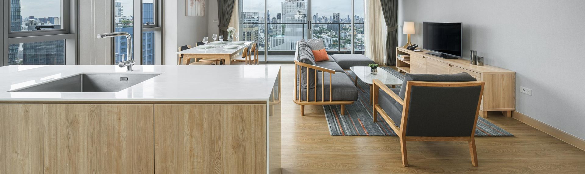 Oakwood Suites Bangkok Two Bedroom Superior Apartment Banner Desktop