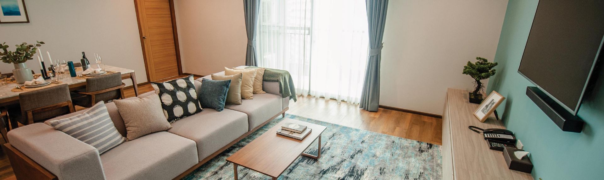 Oakwood Hotel Residence Sri Racha Two Bedroom Executive Banner Desktop