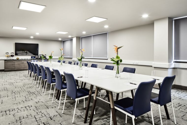 Boardroom configuration of our Apart hotel Liverpool