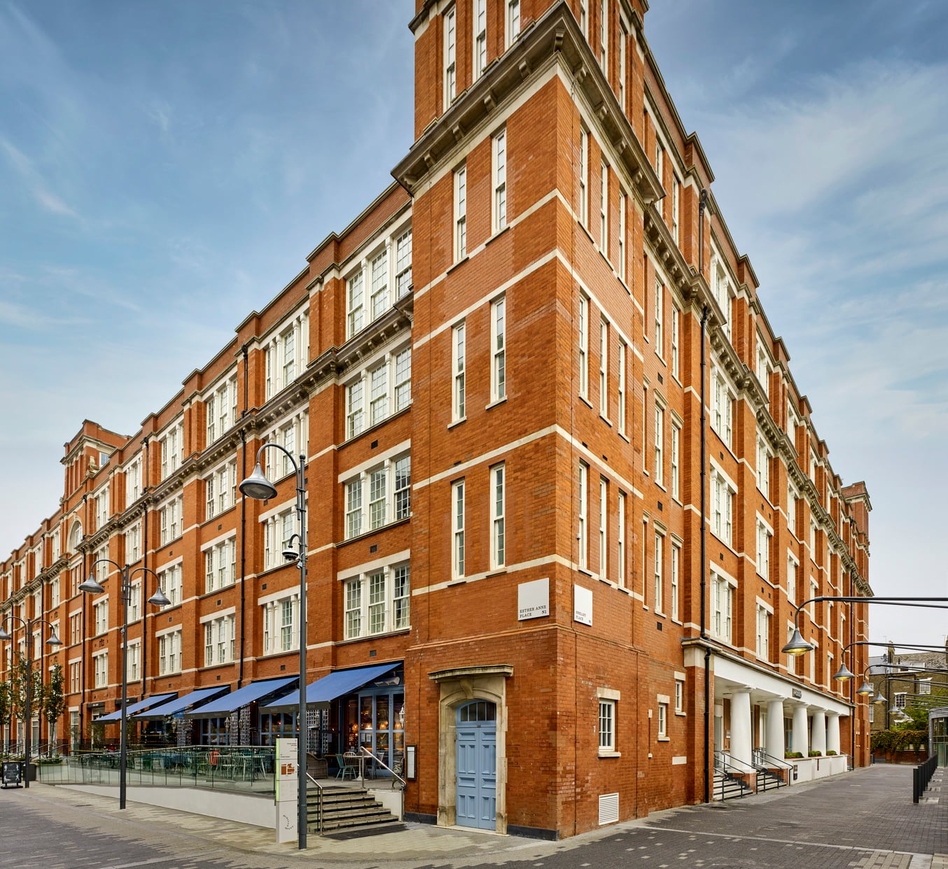 Fachada de nuestro Apart hotel en Londres