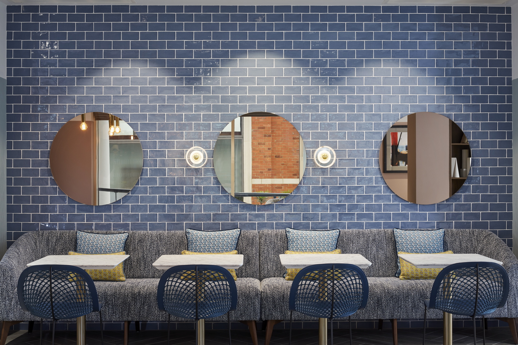 Sala de estar de nuestro apart hotel en Londres