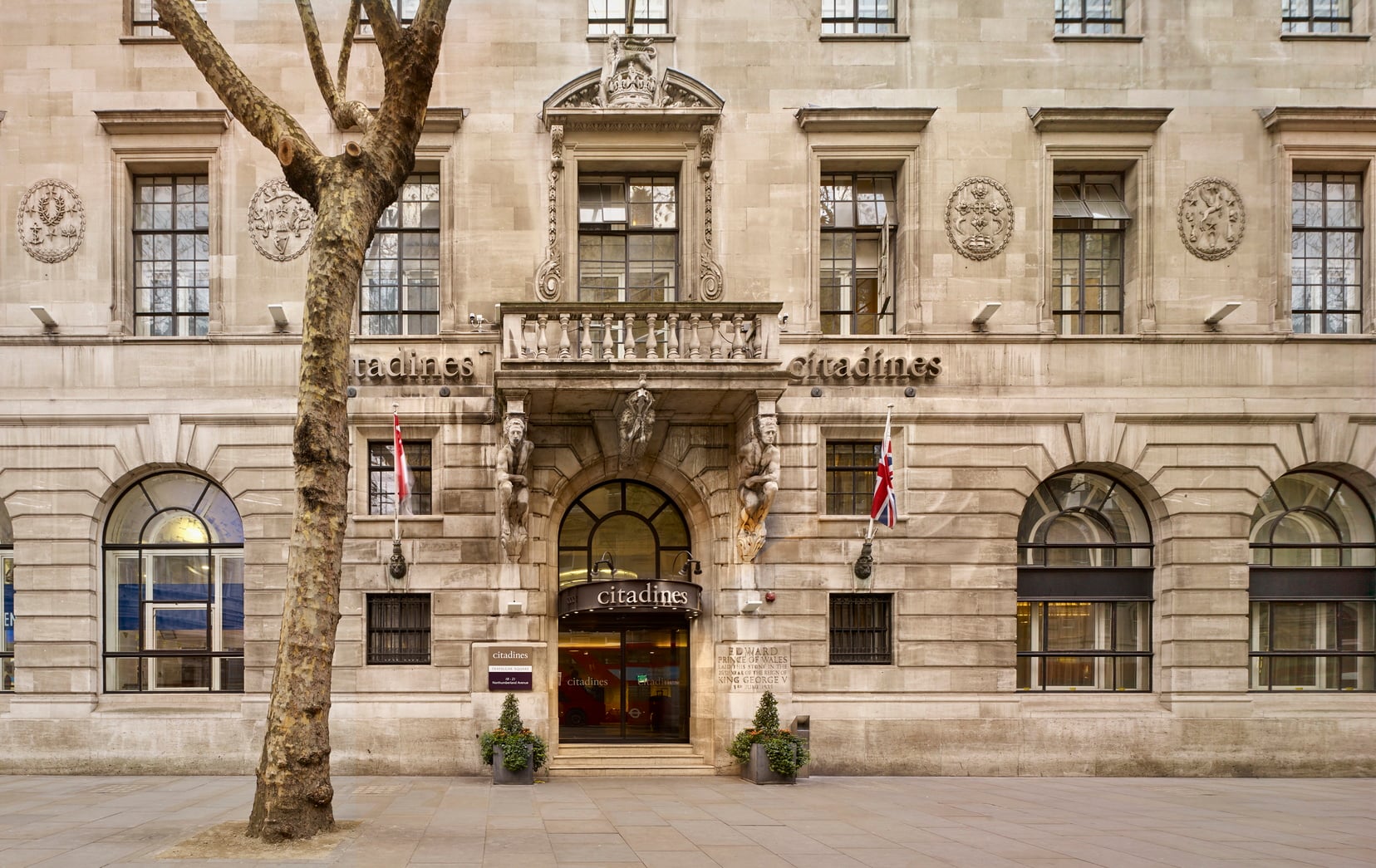 Fassade unseres Wohnen auf Zeit in London