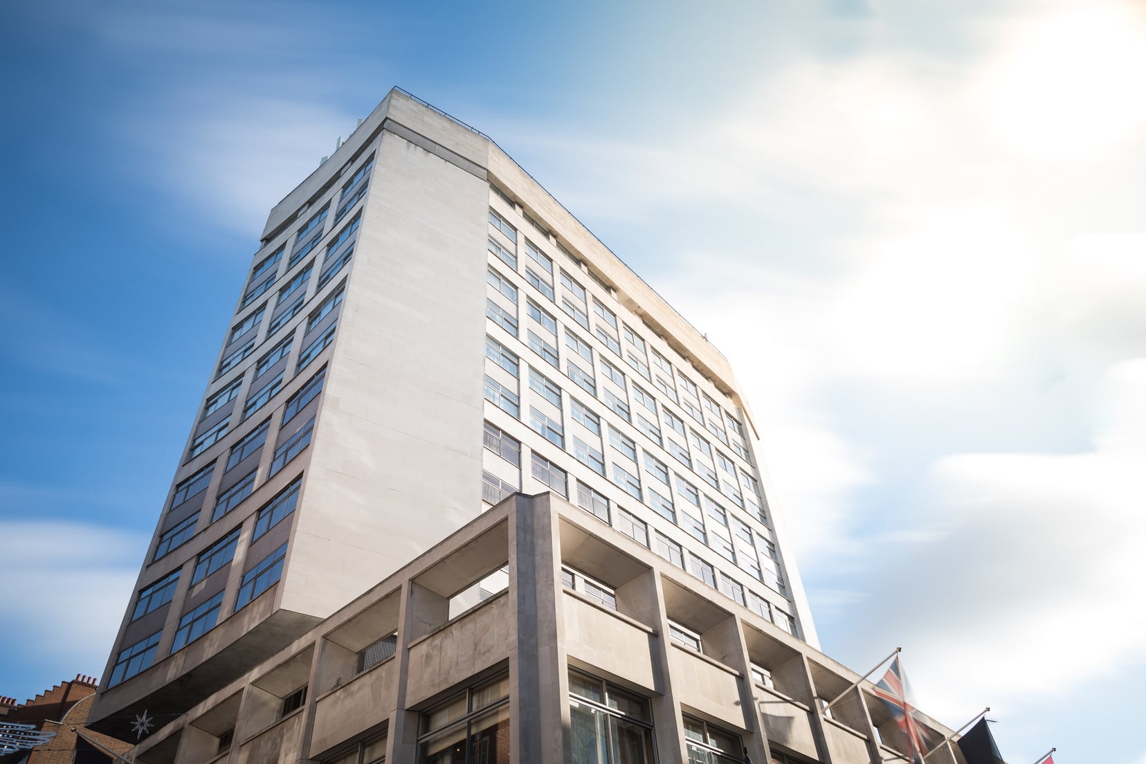 Fachada de nuestro hotel en Londres