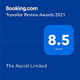<strong>Giải thưởng Đánh giá của Du khách năm 2021</strong></br>The Ascott Limited (Việt Nam) đã giành được Giải thưởng Đánh giá của Du khách năm 2021 với điểm đánh giá cấp nhóm là 8,5