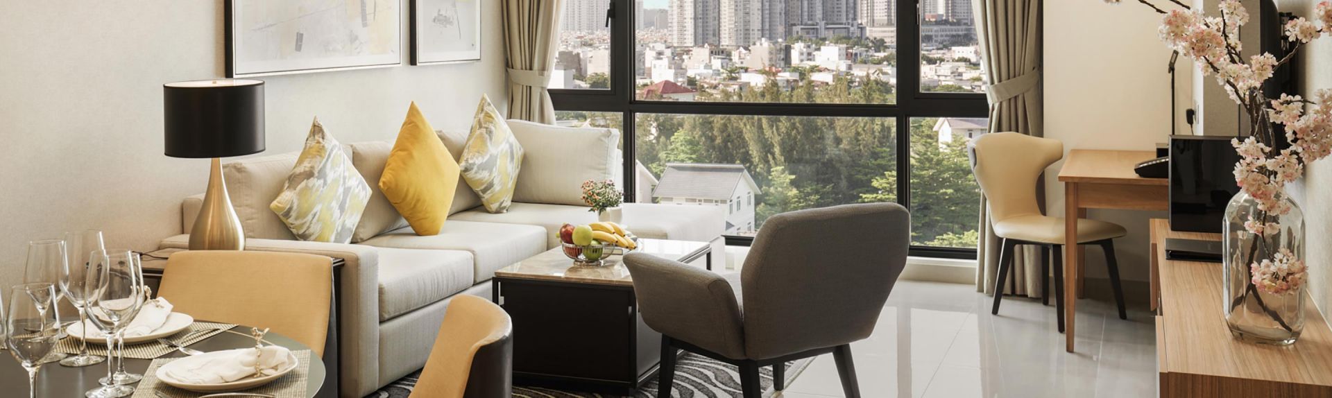 Oakwood Residence Saigon 3 phòng ngủ Căn hộ Desktop