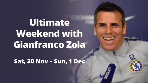 Upgrade to Ultimate Weekend with Gianfranco Zola in Singapore (30 Nov – 1 Dec 2024)