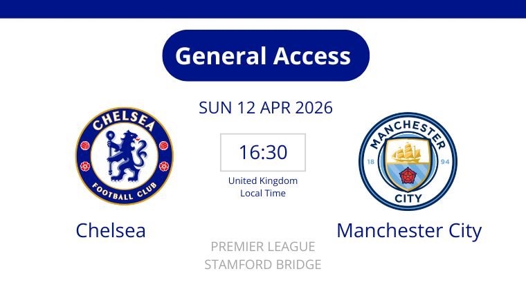 ASR Stay & Match: Chelsea vs Manchester City (22 Aug 2026)