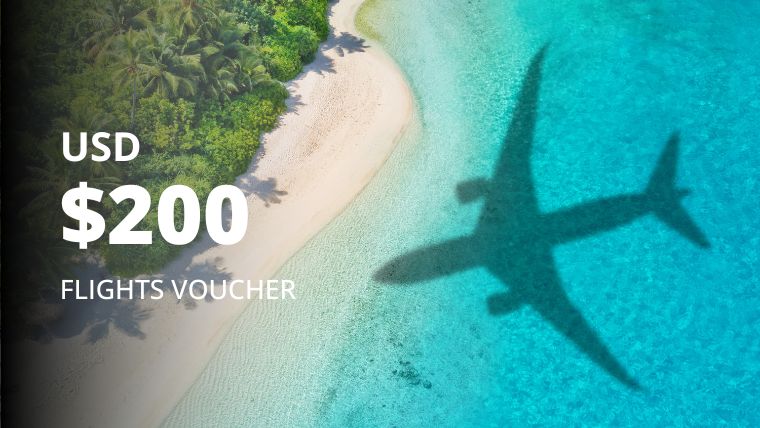 USD$200 Flight Voucher