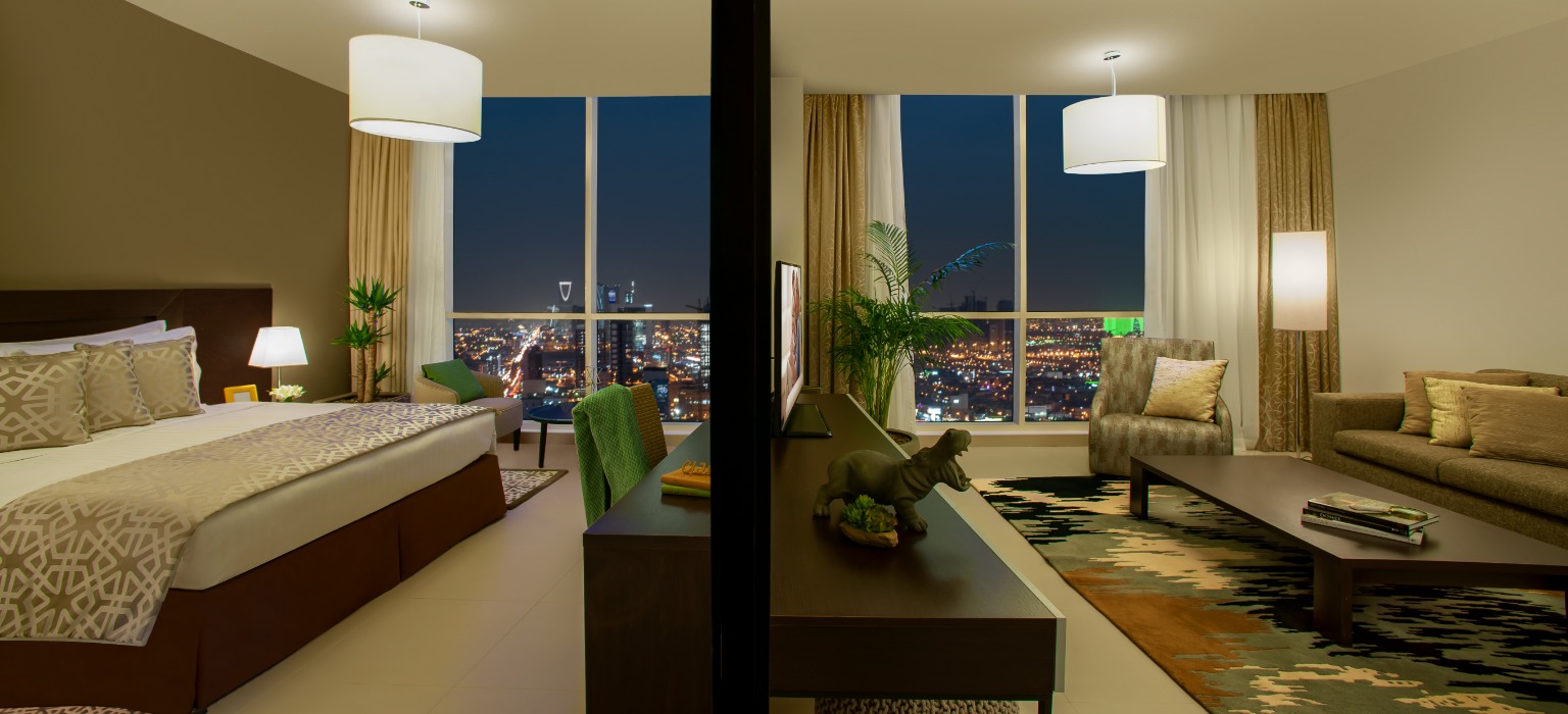 ascott rafal olaya riyadh bedroom deluxe