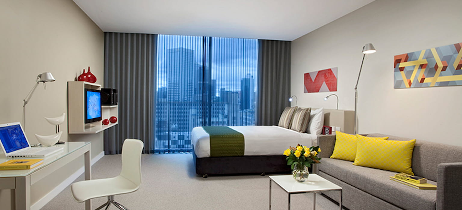 citadines on bourke melbourne living room