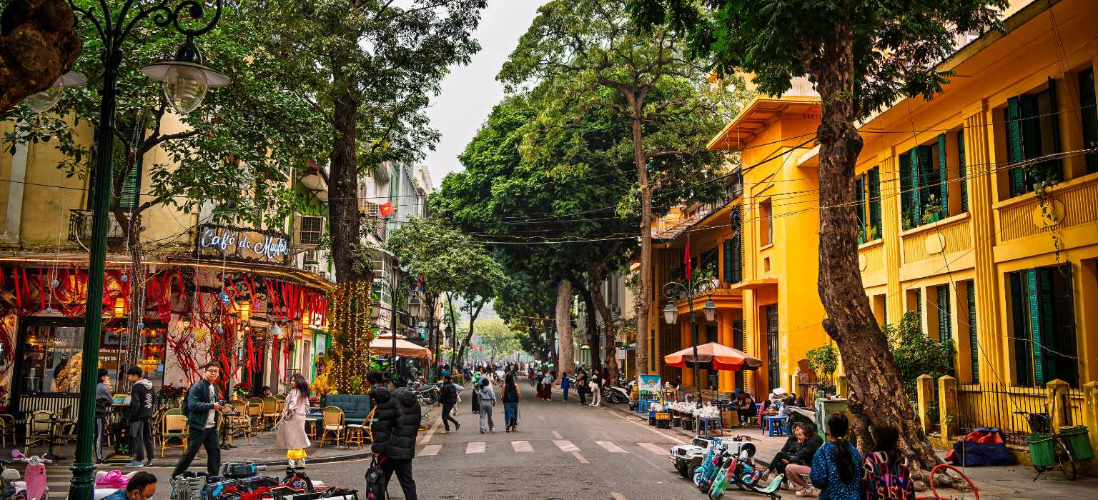 hanoi french quarter cloudy weather