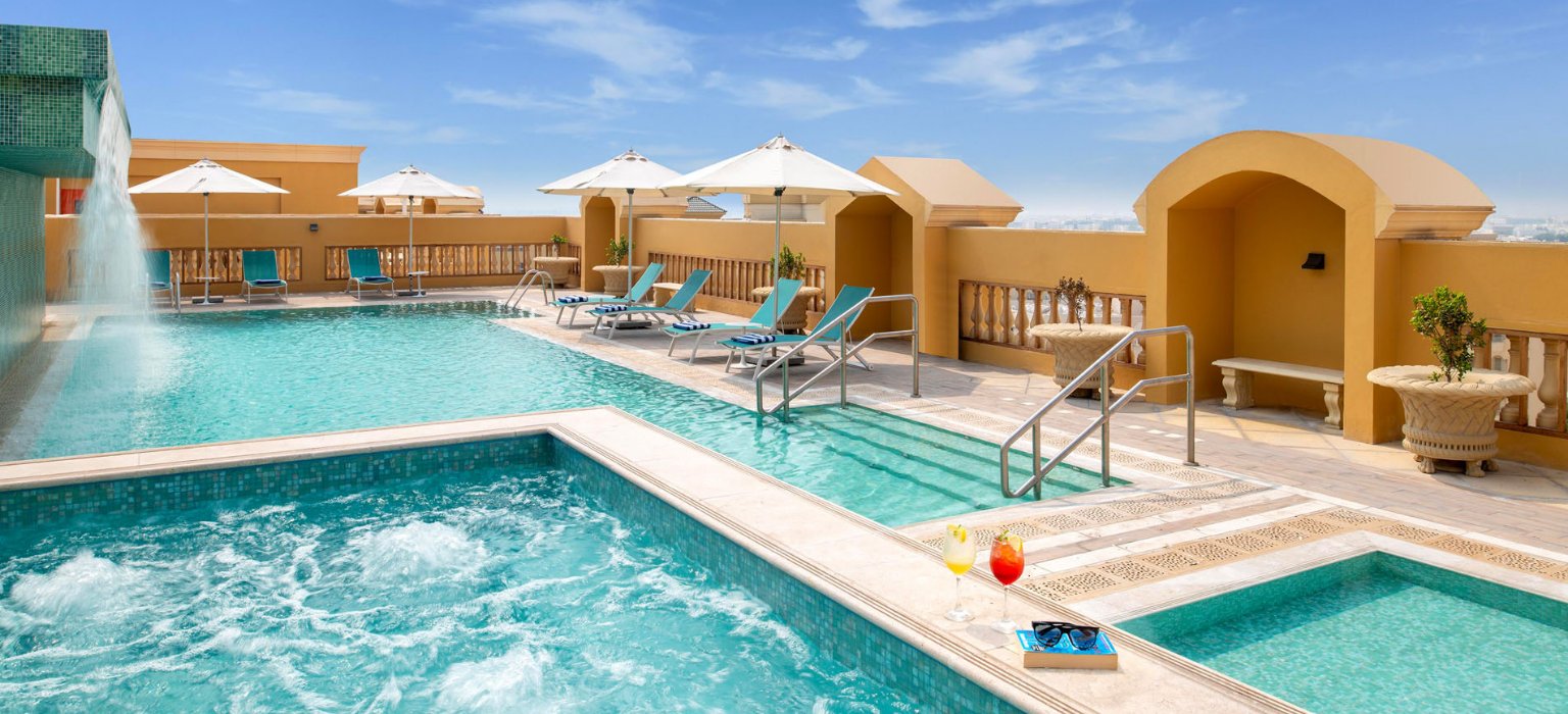 somerset al mansoura doha swimming pool