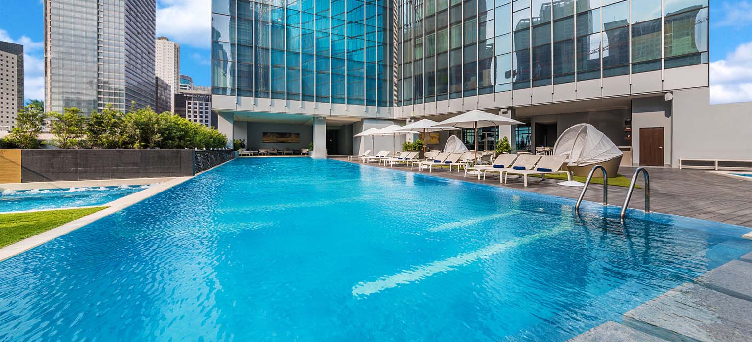 Ascott Bonifacio Global City Manila Swimming Pool View