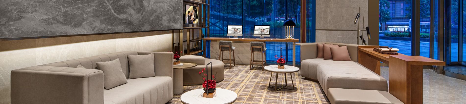 Overview Ascott Xiangjang Ffc Changsha Lobby Lounge