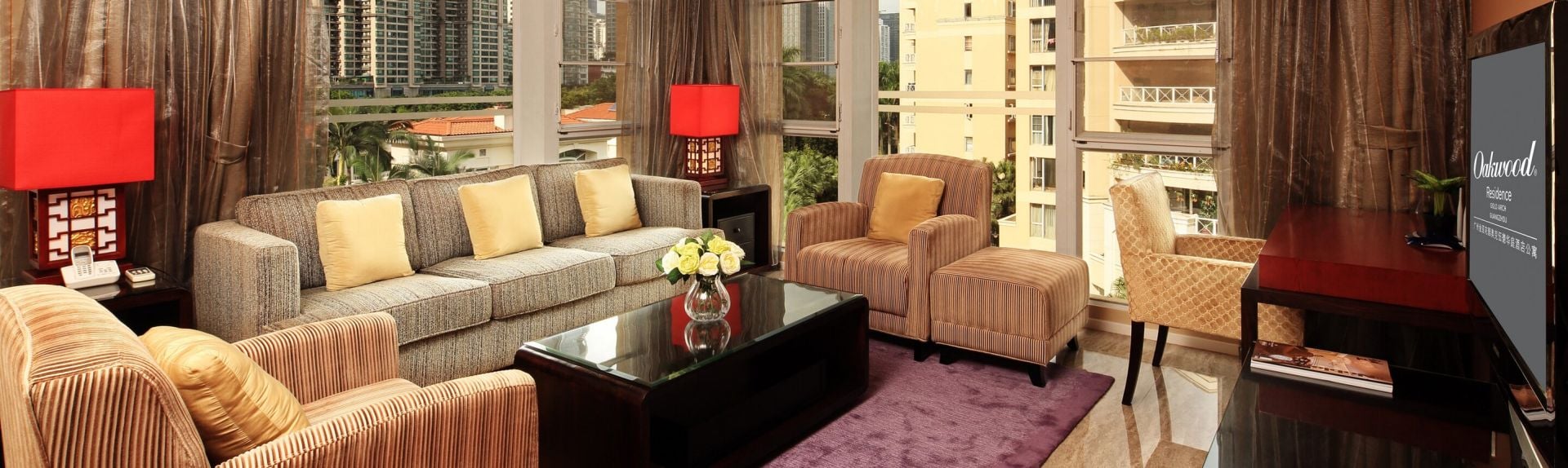 Oakwood Gold Arch Residence Guangzhou Apartments Banner Desktop