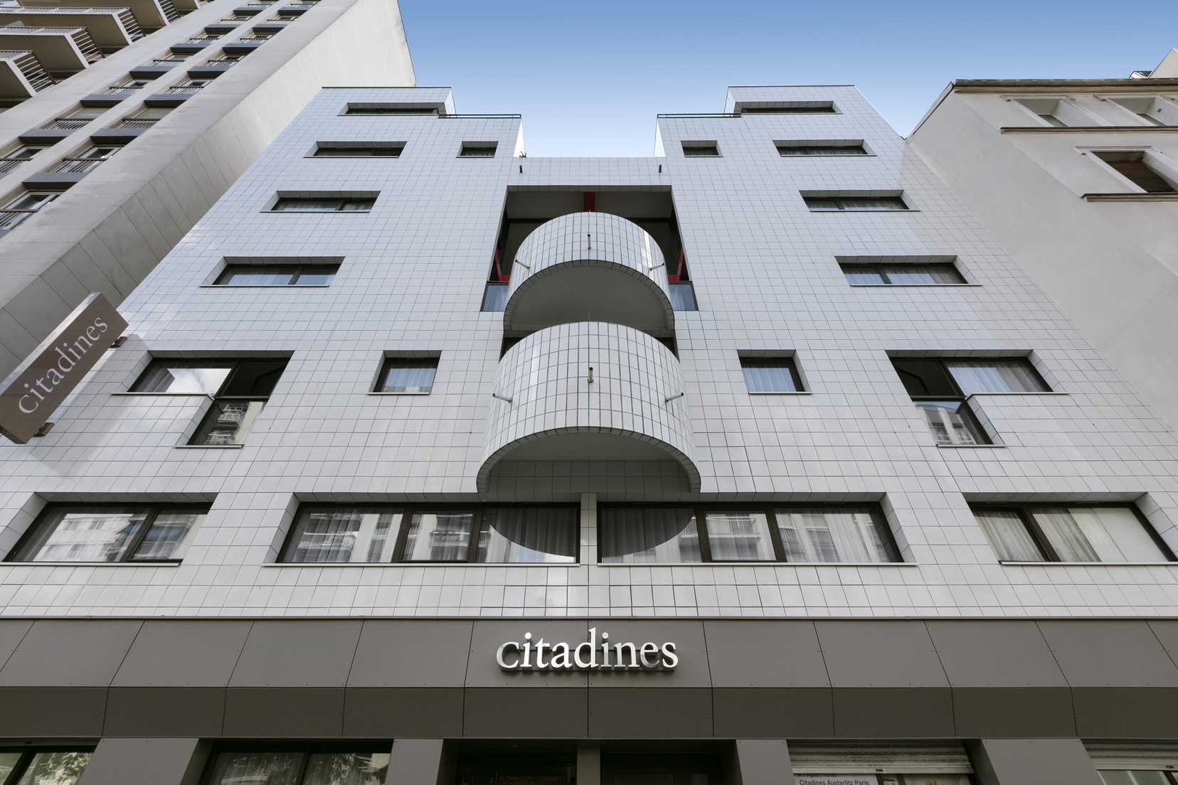 Façade de notre appart hotel Paris 13