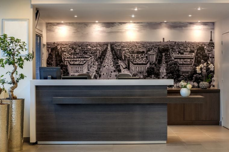 Reception open 24/7 of our apart hotel in Paris 14