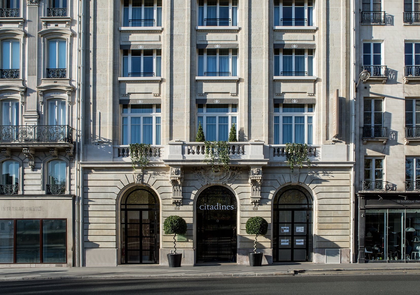 Façade de notre appart hotel à Paris 6