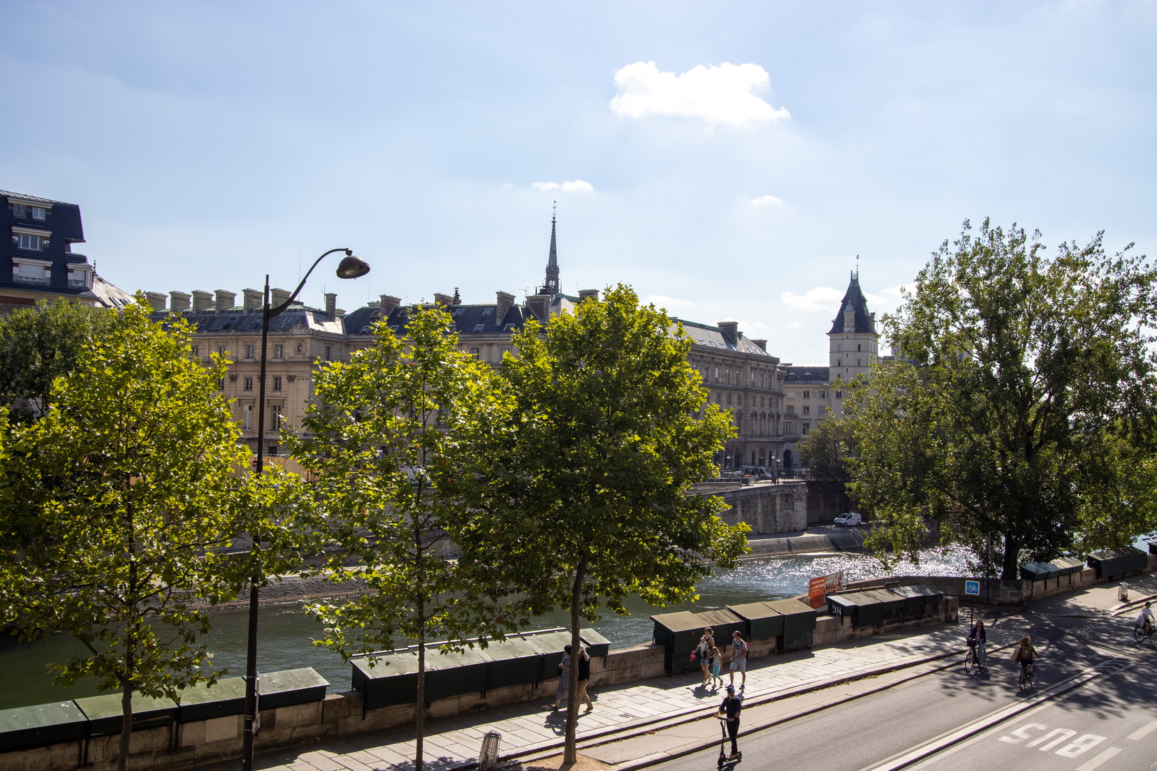 Vue extérieure de notre appart hotel à Paris 6