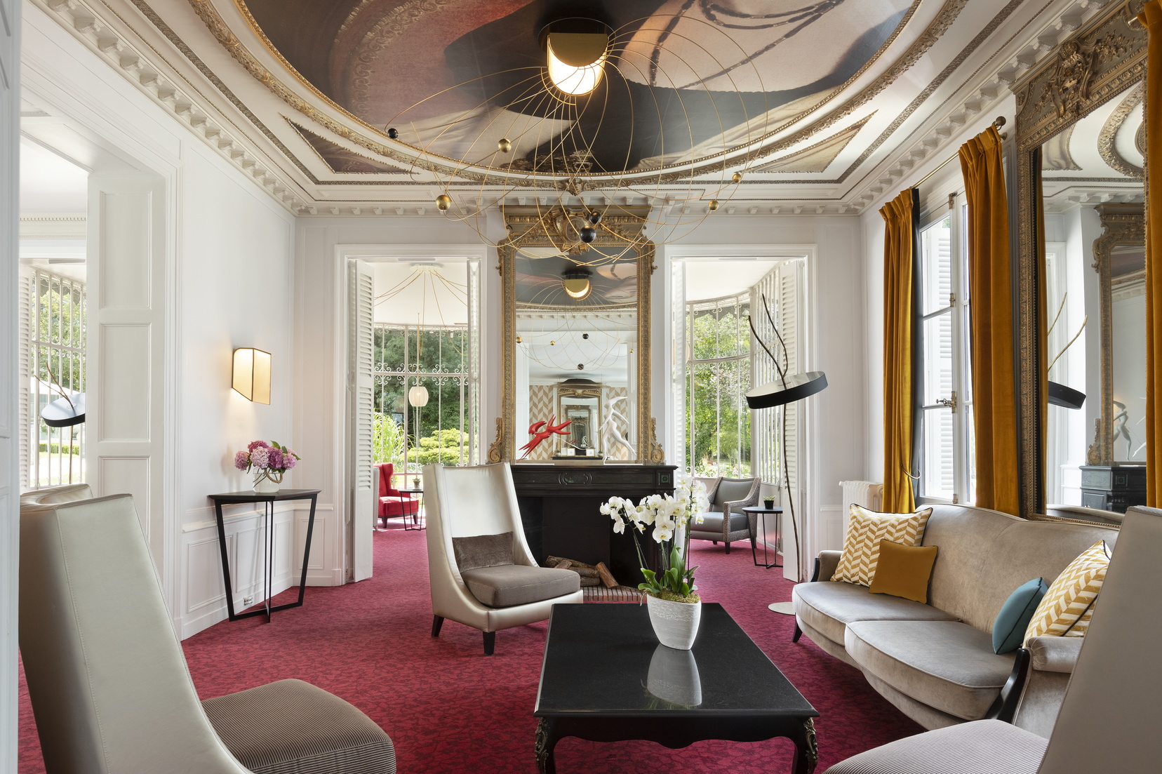 Lounge-Bereich unseres Wohnen auf Zeit in Tours