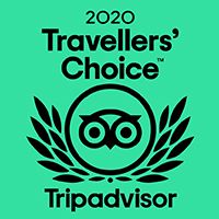 <strong>Tripadvisor -Travelers' Choice 2020</strong></br>Based on a full year of TripAdvisor reviews, prior to any changes caused by the pandemic, award winners are known for consistently receiving great traveler feedback, placing our hotel in 2020 Traveler's Choice